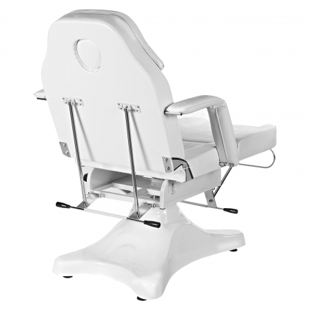 Fotel kosmetyczny sterowany hydraulicznie IMPERIA BIAŁY Fotel kosmetyczny sterowany hydraulicznie IMPERIA BIAŁY