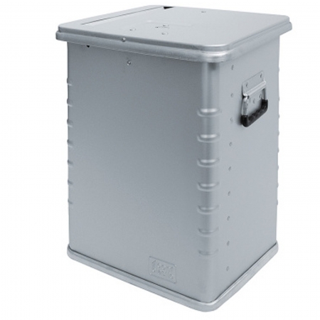 Bezpieczny pojemnik skrzynia transportowa na dokumenty do zniszczenia aluminiowa wzmocniona 70L Bezpieczny pojemnik skrzynia transportowa na dokumenty